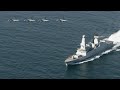 The moment UK warship meets Russian forces
