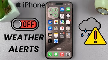 How To Turn OFF Weather Alerts On iPhone
