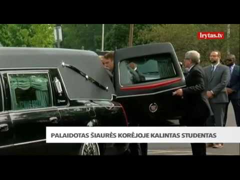 Palaidotas Šiaurės Korėjoje kalintas studentas