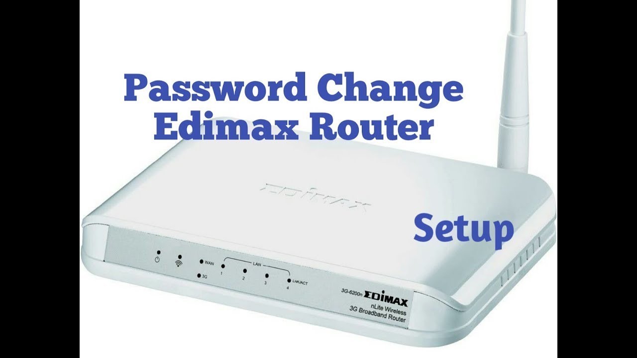 How to change password of Edimax WiFi router?||2020 || ||Setup||Step by