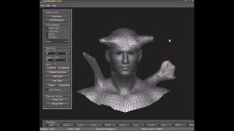 Second Test in Dynamic Topology - MeshMolder Project