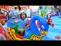 Bermain Di Jurassic playground mall - Naik Odong-odong angsa dan permainan lainnya SERU BANGET