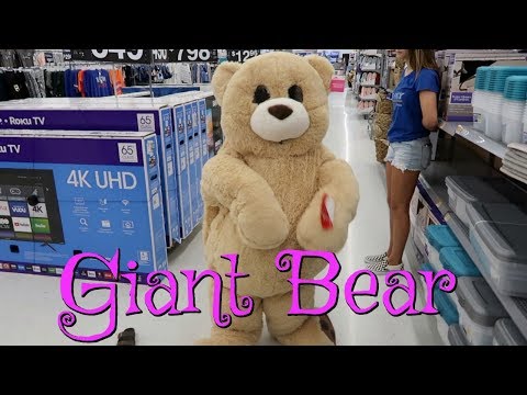 more-new-house-transformations!-giant-bear-in-walmart!-/emma-and-ellie