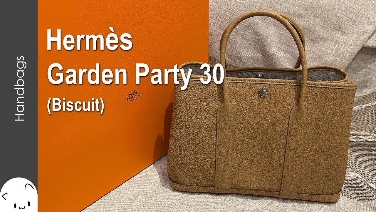 Hermes Garden Party 30 Biscuit