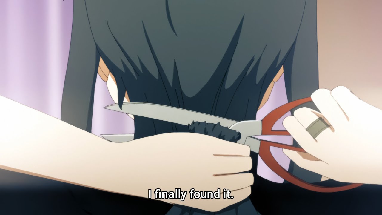 Hoshi no Samidare anime haircut scene (4K remaster and edit) - YouTube