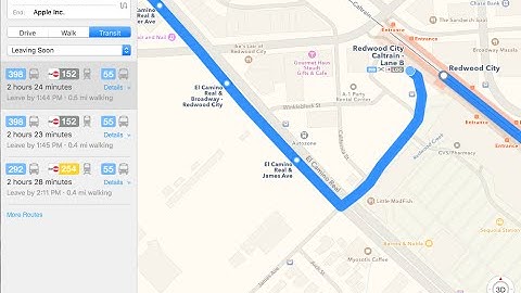OS X El Capitan: Maps - Public transit hands-on