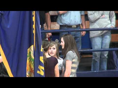 Star Spangled Banner in Townsend 1/15/2012 Basketb...