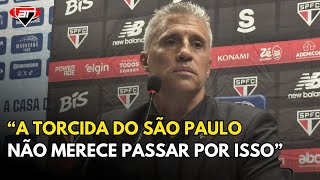 CRESPO REFORÇA 'FICO' EM 2026, COBRA DIRETORIA E FAZ FORTE DESABAFO APÓS VEXAME DO SÃO PAULO