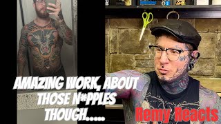 Remy Reacts to Brandon Frazier. #ink #inked #tattoo