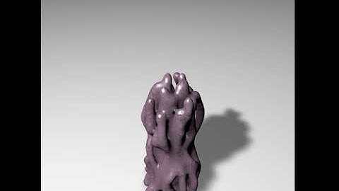 C4D - X Particles - Swarm with Pink material