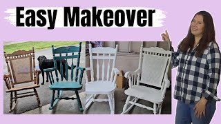 Easy Rocking Chair Makeover