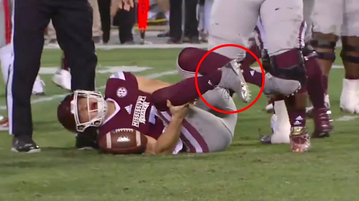 Nick Fitzgerald Injury (FULL VIDEO) | Ole Miss vs....