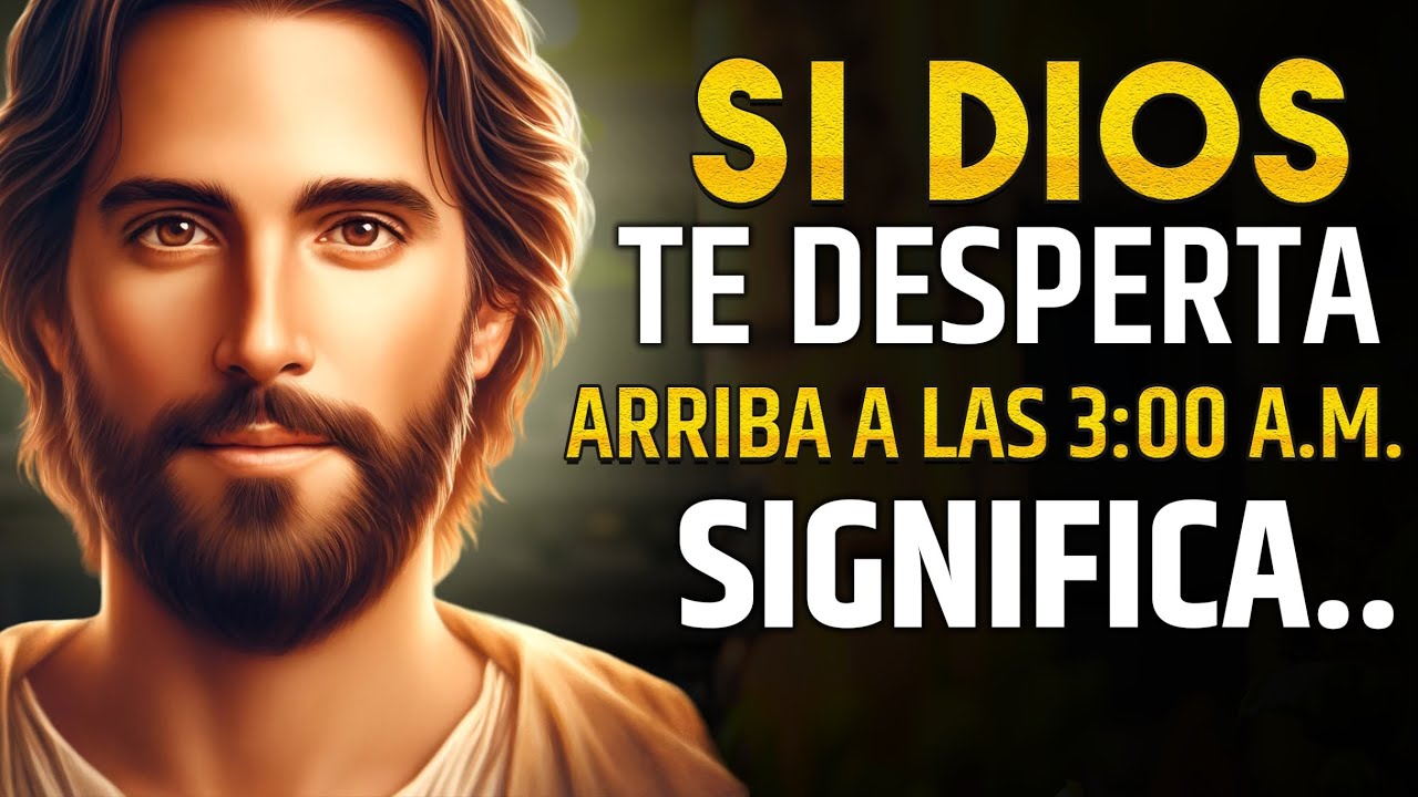 ¿Sabes por qué Dios te despierta a las 3 A.M.? | Te CUENTO el SECRETO ...