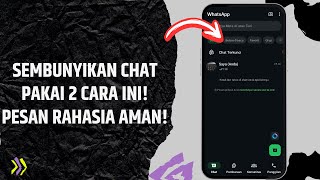 2 Cara Sembunyikan Chat Di Whatsapp Hp Vivo