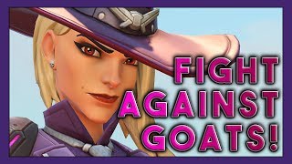 3 Stack's Ongoing Fight Against Goats! (Seagull, Redshell, Harbleu) - Overwatch