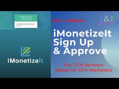 How to Register And Approve imonetizeit profile|| Secret ||2021 working Method