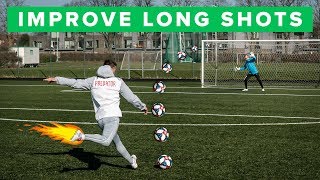 HOW TO IMPROVE LONG SHOTS | Score 35m goals