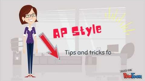 AP Style Guide
