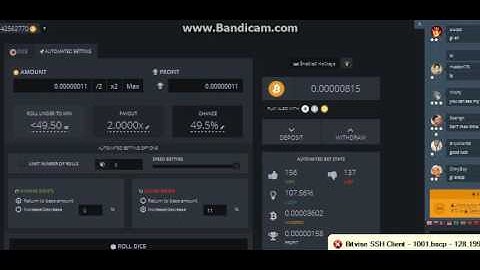 Bitsler profit strategy from faucet - FREE BITCOINS - NEW December 2017 !!