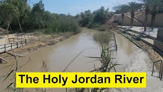 10 minutes for personal prayer in front of the place where Jesus was baptized by John the Baptist.