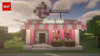 How to build a candy shop in Minecraft