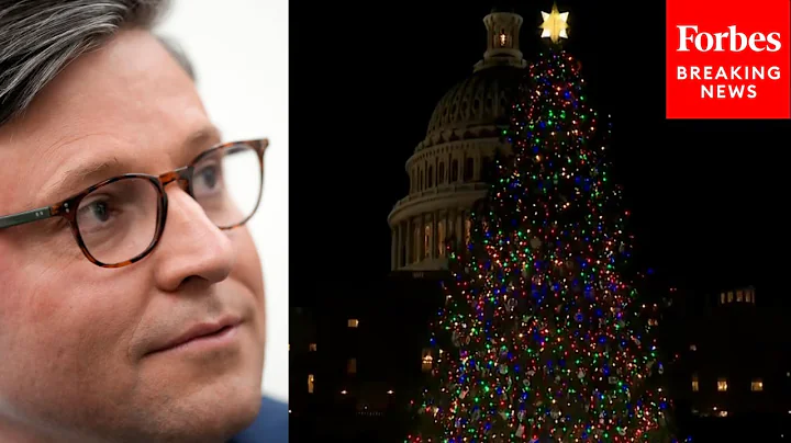 JUST IN: Speaker Johnson Delivers Remarks At Capitol Christmas Tree Lighting Ceremony