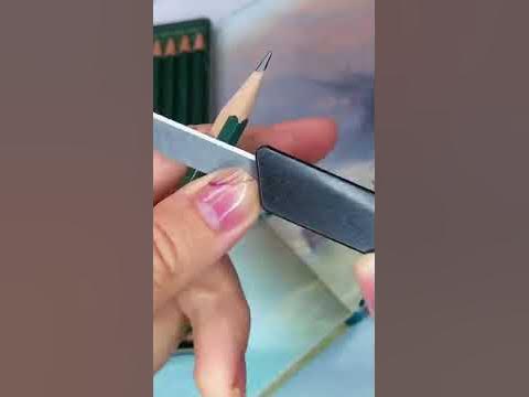 КАК ПРОФЕССИОНАЛЬНО ЗАТАЧИВАТЬ КАРАНДАШИ - YouTube