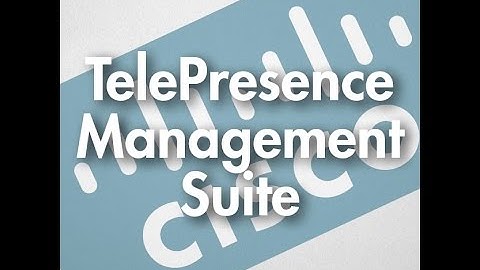 Installing TMS (Telepresence Management Suite)