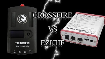 Team Blacksheep CROSSFIRE vs ImmersionRC EzUHF: LRS comparison