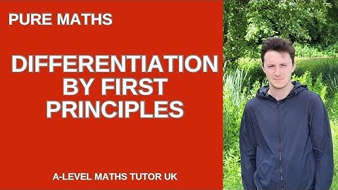 A-level Maths: What is differentiation by “first principles”? 🤔