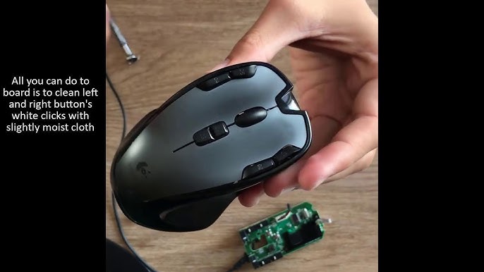 Easy Fix for Logitech G300 Double Click Problem - YouTube