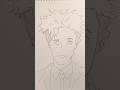 Hiromi Anime Drawing ✍️ | Clean Sketch Timelapse #shorts #fanart #ytshorts #youtubeshorts