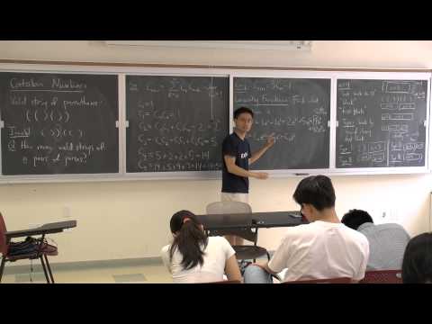 NYMC Talk by Dr. Po-Shen Loh on Catalan Numbers (Part 1 ...