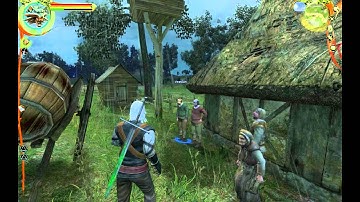 Zaklínač 1 - gameplay part 46 - hard difficulty - CZ