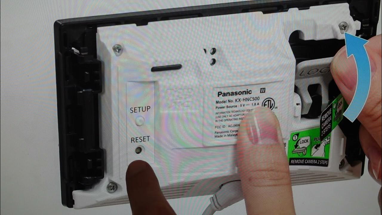Hard Reset Panasonic HomeHawk Window Camera HNC500 YouTube