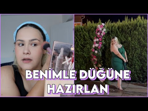 BENİMLE DÜĞÜNE HAZIRLANIN + MİNİ SORU CEVAP 🥰 SAÇ, MAKYAJ VE KOMBİN