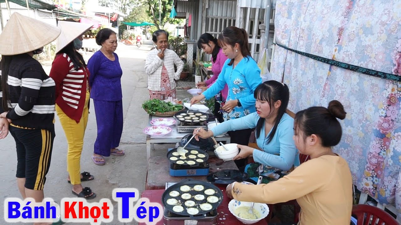 Bắt Được Tép Rong về Đổ BÁNH KHỌT TÉP Bán Cho Bà Con Cô Bác Thưởng Thức #312