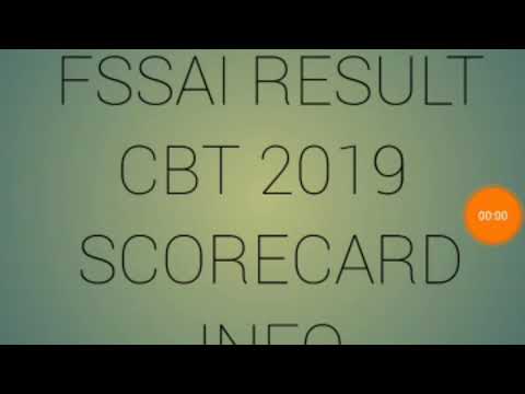 Fssai technical  / central food safety officer scorecard 2019 update