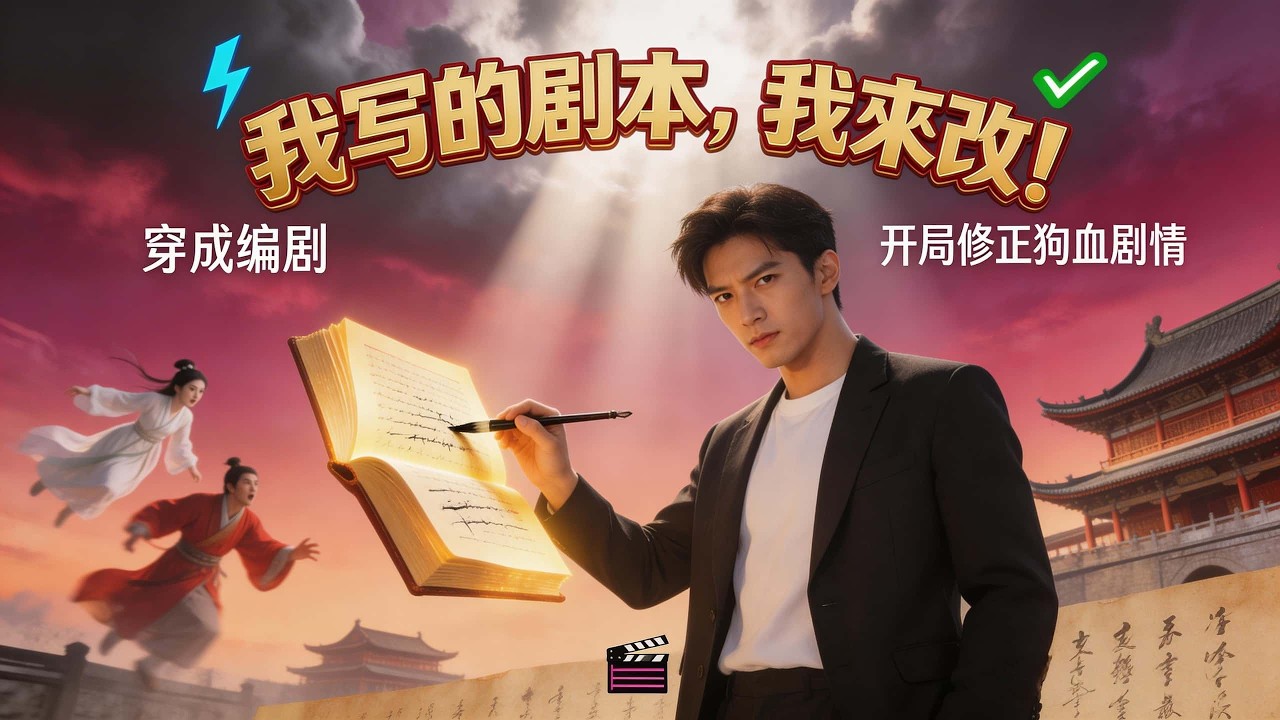 連載中《拒絕套路，系統逼我當渣男》 他穿進自己寫的狗血文，卻綁定【劇情修正系統】，從此手撕劇本，腳踩套路，誓要把崩壞的三觀掰直！