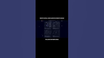 smooth scrolling animated website animation #html #html 5 #webdesign