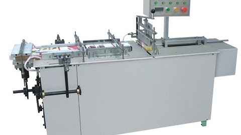 Manual three dimensional wrapping machine for condiment box transparent film packager