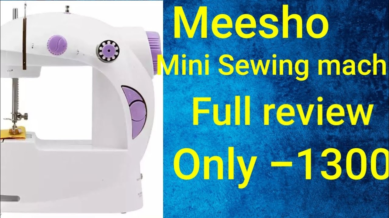 Mini Sewing machine full review bought from meesho stitching 