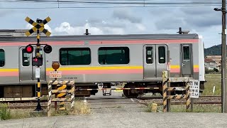 E129系2両 茨目〜安田通過2