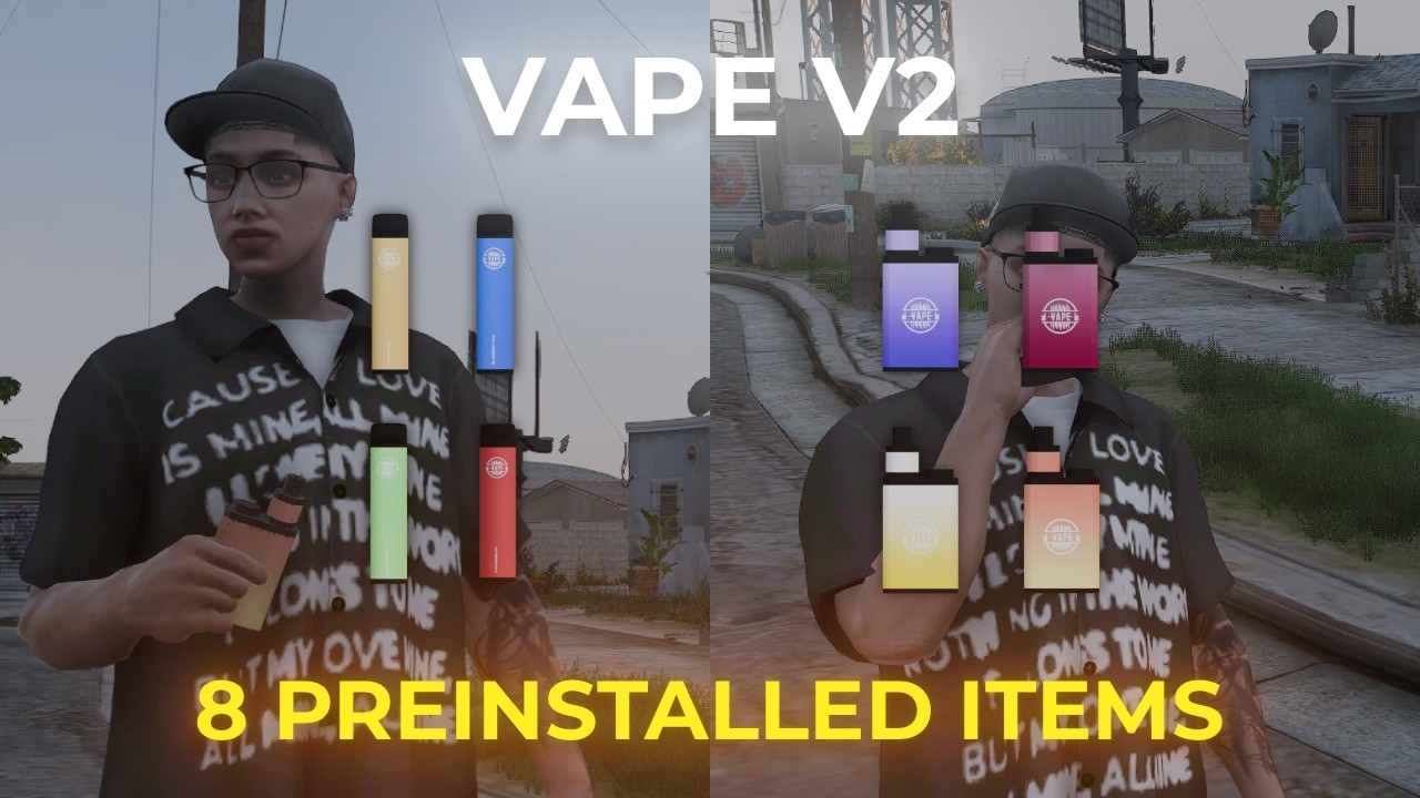 Echo Vape V2 | Advanced Vaping Script | Multiple Flavors & Custom Props | FiveM  Script - YouTube