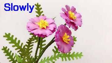 ABC TV | How To Make Paper Flower With Shape Punch #9 (Slowly) - Craft Tutorial
