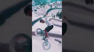 how to do snow tricks on a bike #ridersrepublic #shorts