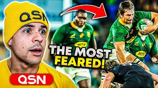 American Reacts to the MOST FEARED Rugby Team (South Africa Springboks)
