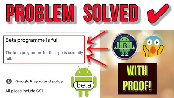 HOW TO SOLVE "BETA PROGRAM IS FULL" PROBLEM IN PLAYSTORE | BECOME A BETA TESTER