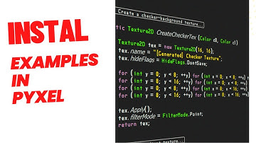 How to install examples in Pyxel game engine