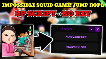 *NEW* Impossible Squid Game! Jump Rope OP Script (Auto Farm, Auto Collect, Teleport) PASTEBIN